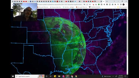 Planet/Moon on RADAR 2 GOES Satellite 16 and 17 - Object tracks East over USA? : Jun 26, 2022