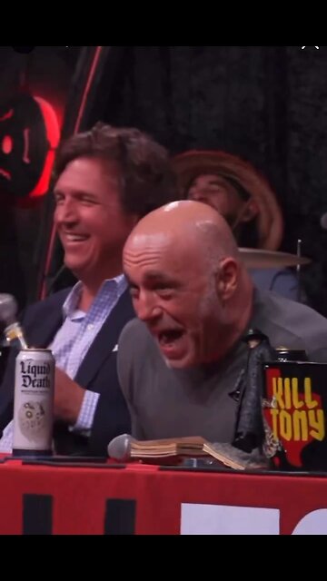 Tucker Carlson on a comedy show is a great sport!