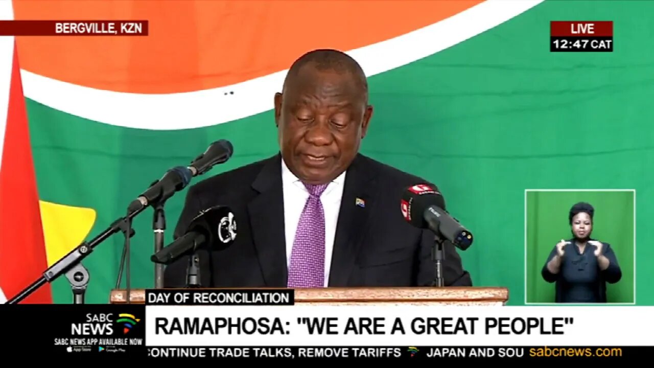 WATCH VIDEO | Cyril Ramaphosa'sReconciliation Day speech full of lies