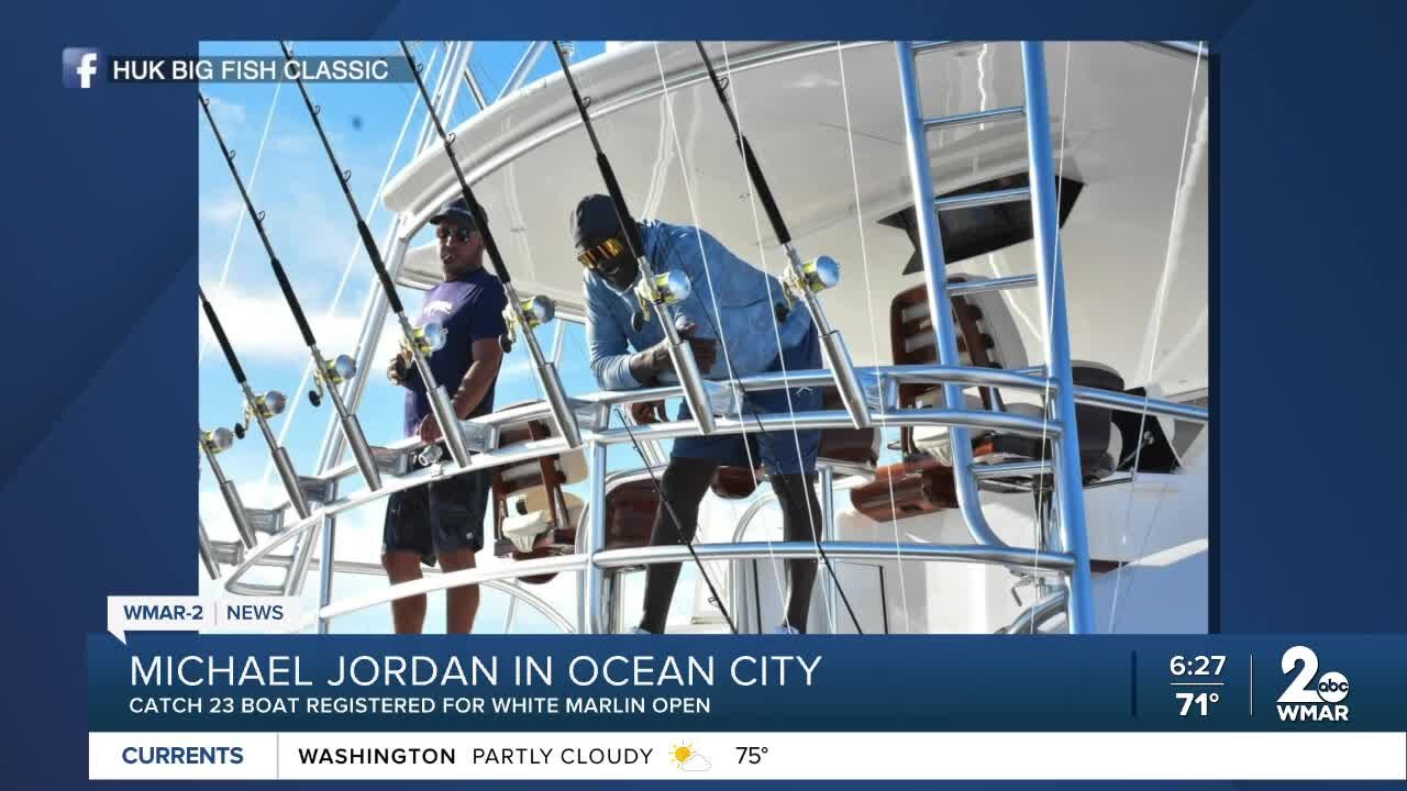 Michael Jordan in Ocean City for fishing tournament