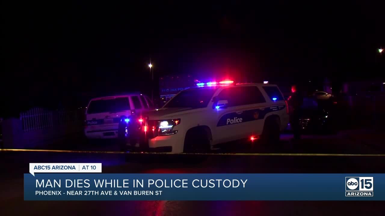 PD: Man dies while in custody after an alleged attempted burglary