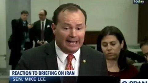 Senator Mike Lee Furious After Intelligence Briefing On Reason For Attacking Iran