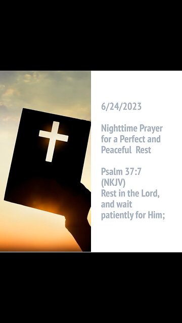 Nighttime Prayer for a Perfect and Peaceful Rest #Shorts