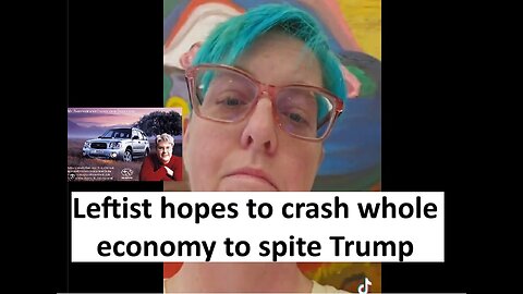 Leftist says to stop shopping to hurt Trump economy, they hate our country that much