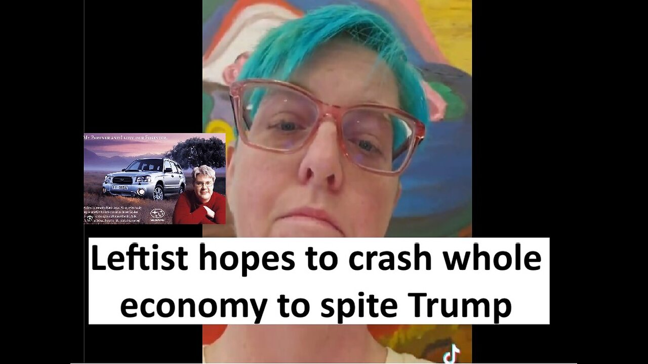 Leftist says to stop shopping to hurt Trump economy, they hate our country that much