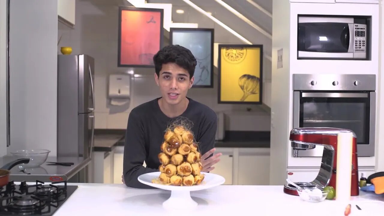 A tal torre de croquembouche do Masterchef | Helton Oliveira