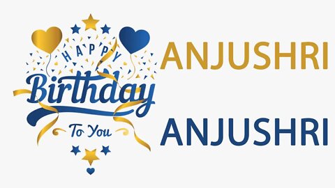 Happy Birthday to Anjushri - Hindi Birthday Wish From Birthday Bash