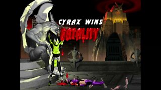 Ultimate Mortal Kombat 3 Plus Beta 2 - Neon Yellow Cyrax - Ultimate Difficult - No Continues