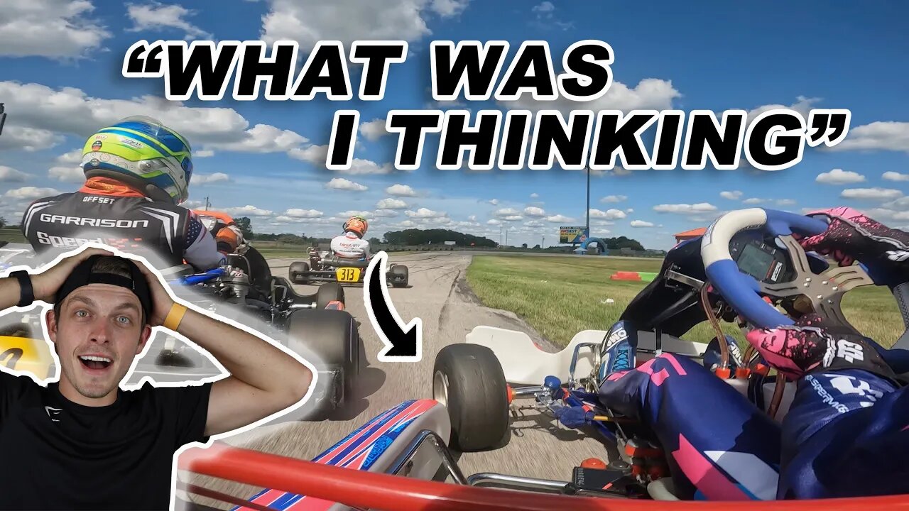 I ALMOST CRASHED! SKUSA Summernationals RACE REVIEW (CLOSE CALL)