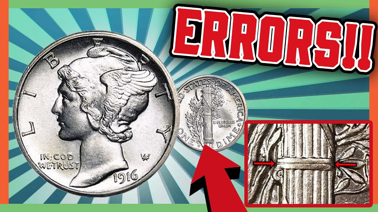 RARE MERCURY DIMES WORTH MONEY - ERROR COIN HUNTING TIPS!!