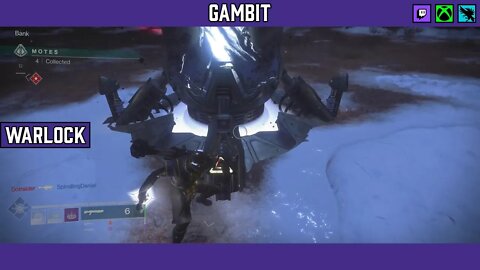 Destiny 2 Voidwalker Warlock - Gambit Full Match [Twitch Clip]