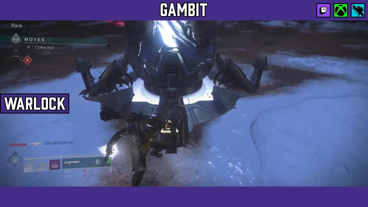 Destiny 2 Voidwalker Warlock - Gambit Full Match [Twitch Clip]