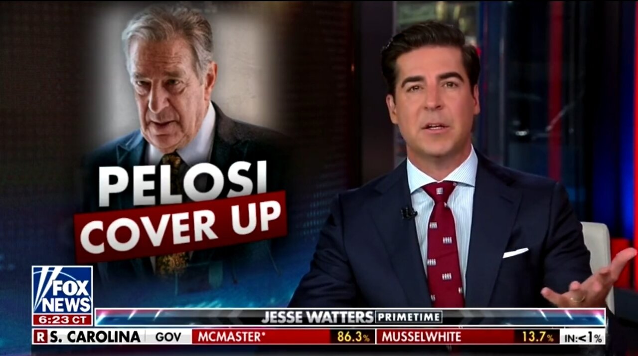 Jesse Watters: We Have MORE Questions About Pelosi's Husband