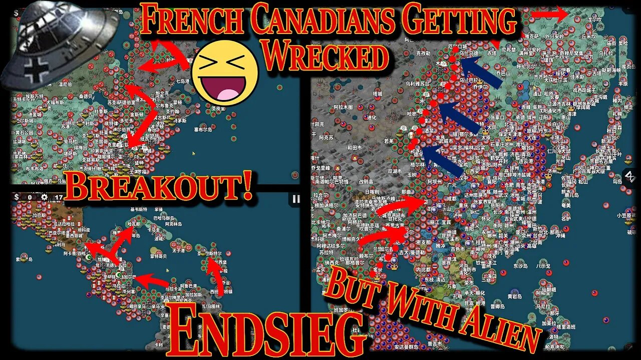 America Gets Pincered; Poor French Canadians! Alien Endsieg #23