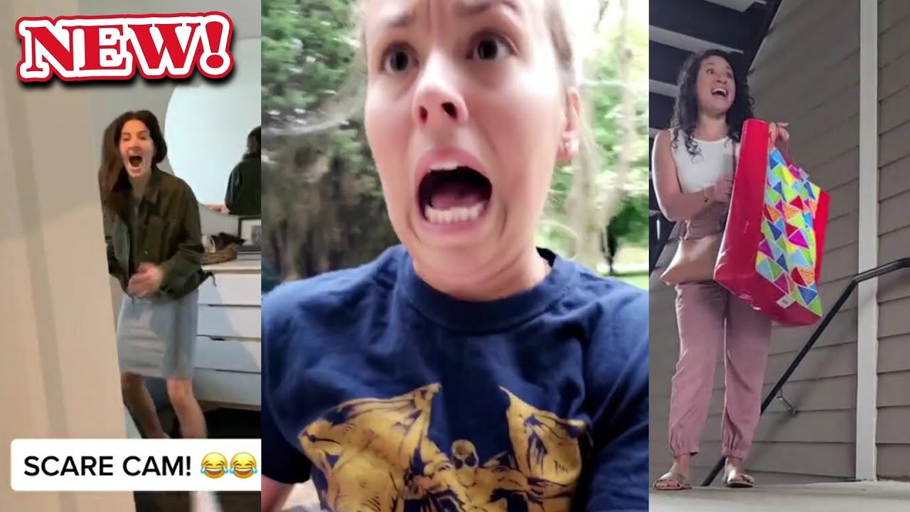 SCARE CAM (13) | Funny😂 Video | try Not To Laugh🤣 Challenge