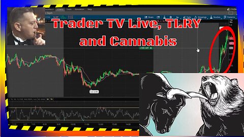 Trader TV Live, TLRY and cannabis stocks: day trade only