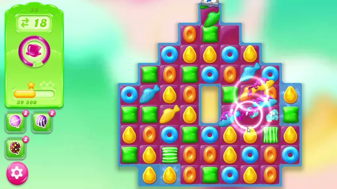 Candy Crush Jelly Saga Level 36