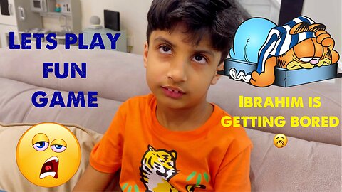 Fill your pants play with ibrahim ||enjoy games with family