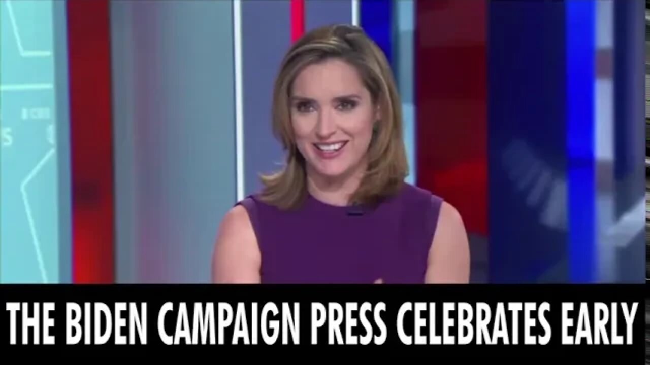 CRINGE: The Biden Campaign Press Celebrates Victory Early