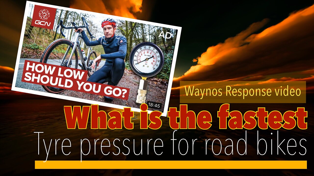 GCN does science, What is the fastest tyre pressure for road tyres