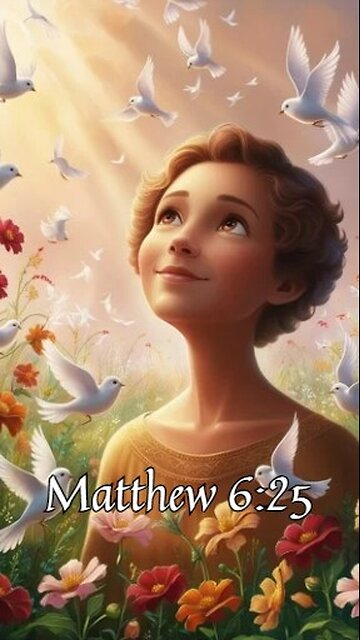 Matthew 6:25 - Therefore I tell you, do not worry about your life, what you will eat or drink...