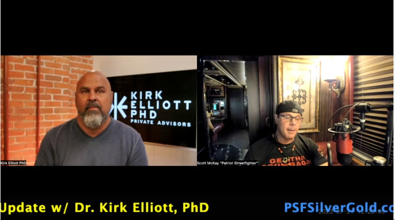 7.21.23 Patriot Streetfighter Economic Update w/ Dr. Kirk Elliott, BRICS Recalling All Their Gold