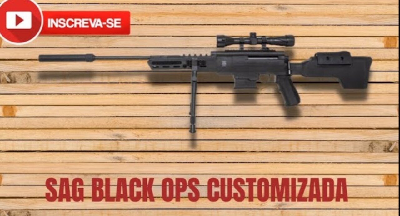 Apresentação da SAG BLACK OPS customizada.