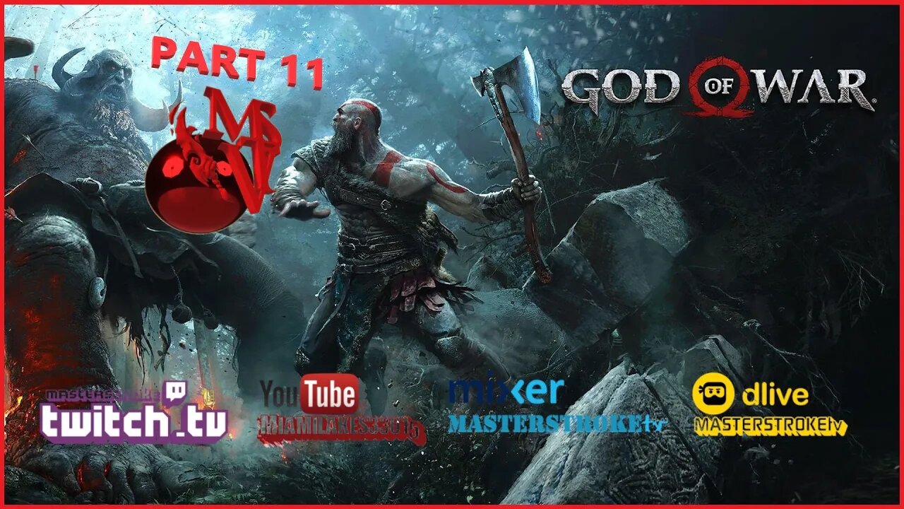 MASTERSTROKEtv Let's Play God of War - Part 11 #Gaming #Streaming #Letsplay #Subscribe