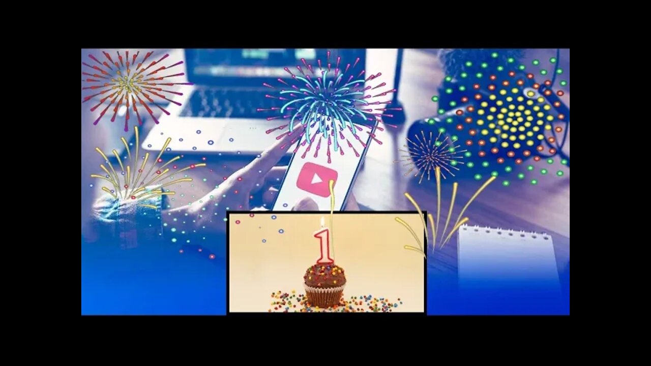 Aniversário de 1 Ano no YouTube