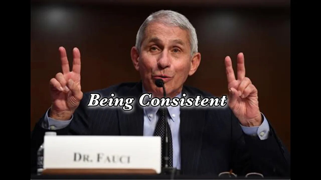 Dr. Fauci does realize everything is being recorded...right?