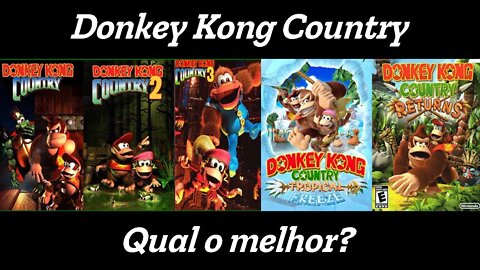 Qual é o melhor Donkey Kong Country?