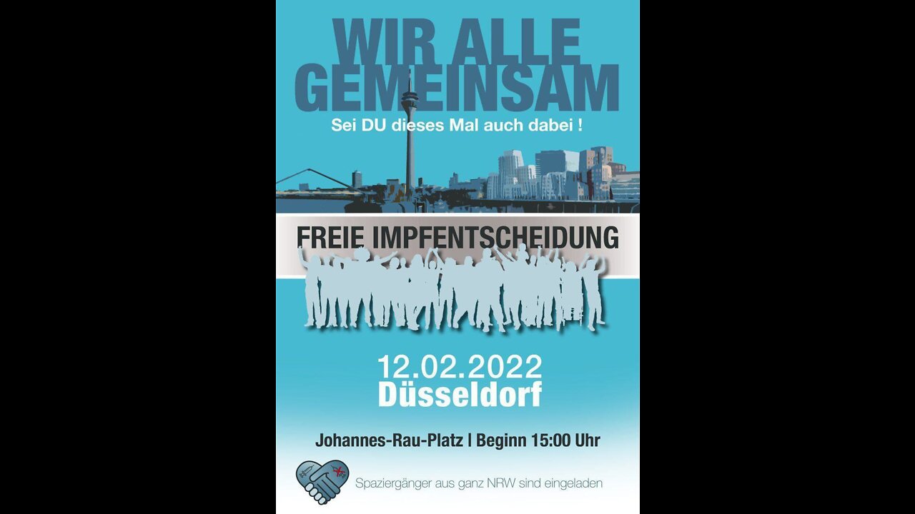 Einladung zur Groß Demo am 12.2.22 in Düsseldorf!!!