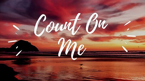COUNT ON ME by Bruno Mars (KARAOKE)