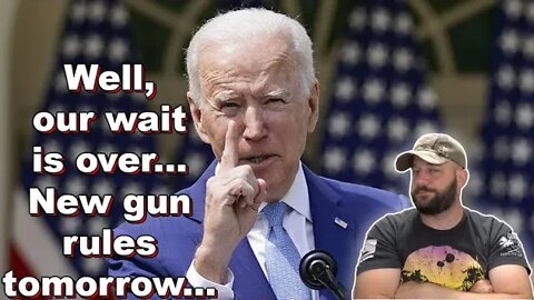 Biden Announcing New Gun regulations tomorrow... Now we see how quickly it will be in court...