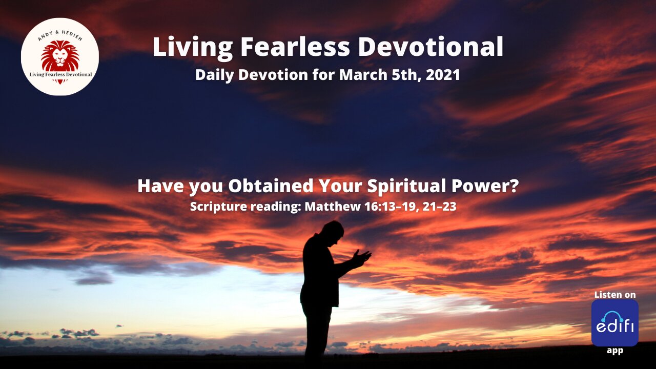 Have you Obtained Your Spiritual Power?