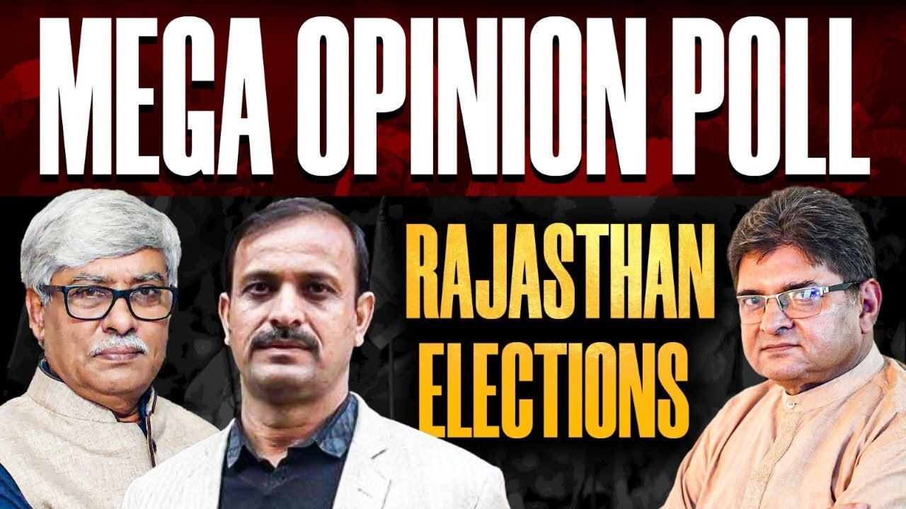 Mega Opinion Poll - Rajasthan Elections With Dhirendra Pundir, Omkar Chaudhary