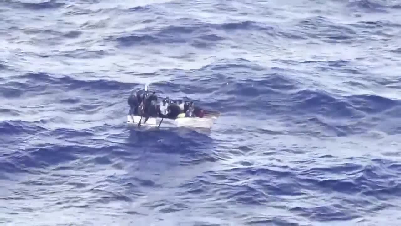 2 cruise ships rescue migrants on board small boats