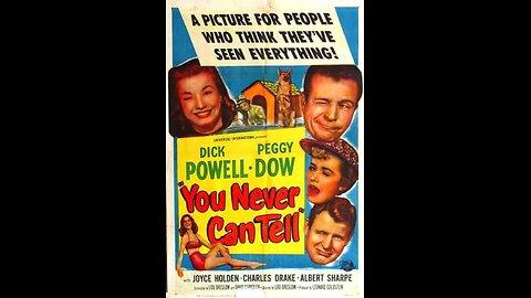 You Can Never Tell (1951) | Directed by Lou Breslow