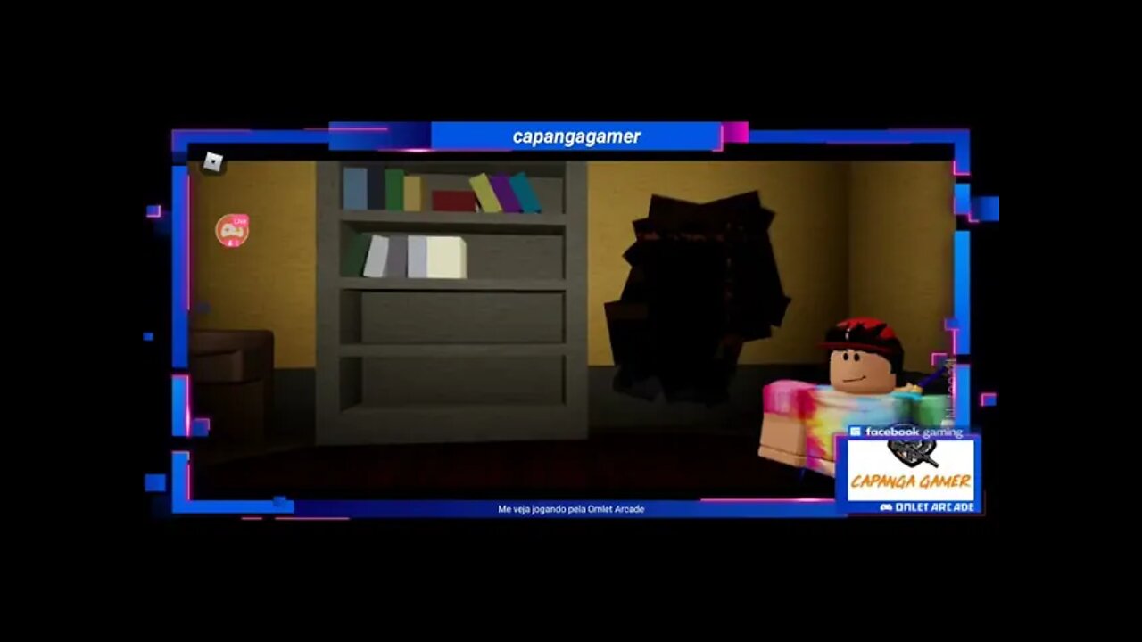Jogando Roblox e no Final Free Fire.