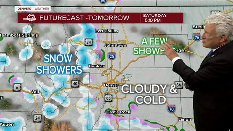 Light snow in Denver, 4 to 8 inches in the mountains this weekend
