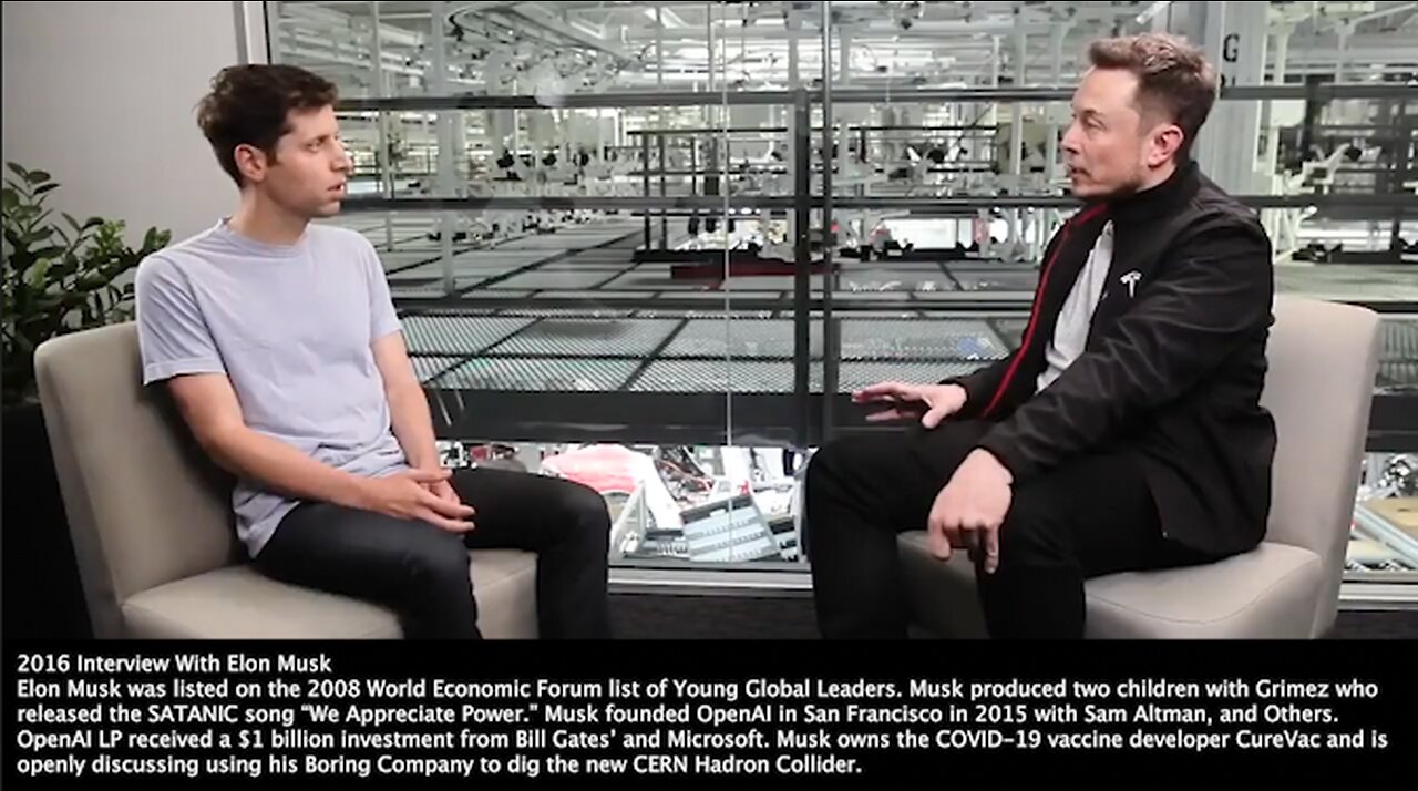 Elon Musk | "We Must Have Democratization of AI Technology & Make It Widely Available. That's the Reason You (Sam Altman), Me (Elon Musk) And the Rest of the Team (Gates Invested $1 Billion Into Open AI) Created OpenAI." - Musk (2016)