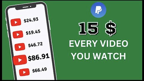 (1 video=$15) get paid to watch YouTube Video’s