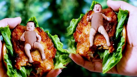 This burger is so cute