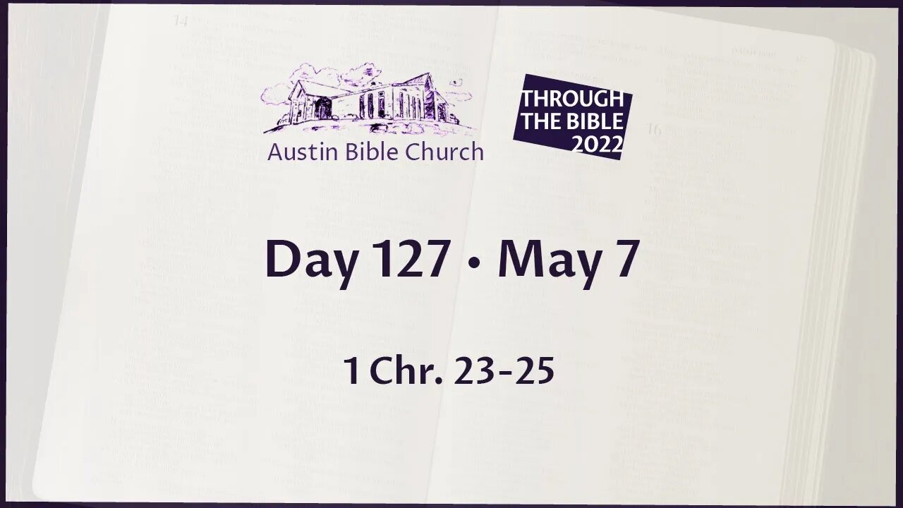 Through the Bible 2022 (Day 127)