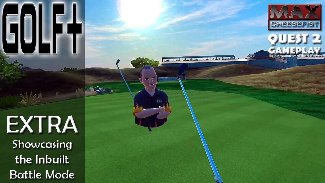 GOLF+ // EXTRA: Showcasing the Inbuilt Battle Mode // QUEST 2 Gameplay