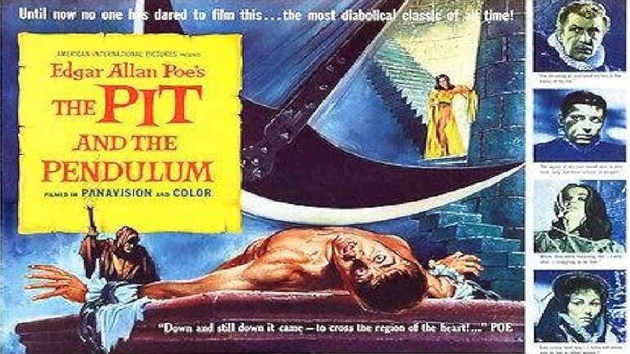 Vincent Price THE PIT AND THE PENDULUM 1961 Corman Adapts the Poe Classic FULL MOVIE HD & W/S