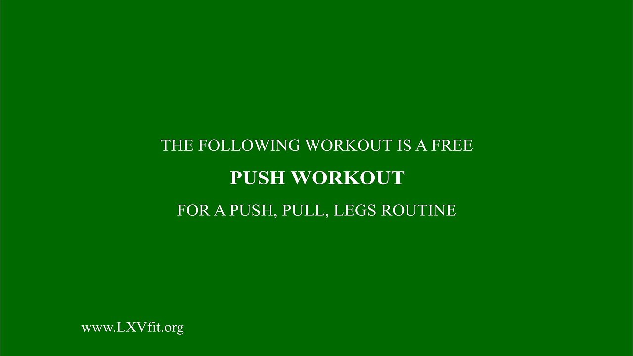 push workout