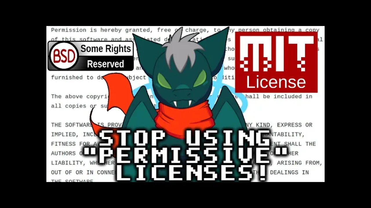 Stop Using "Permissive" Licenses! - Shady Thoughts