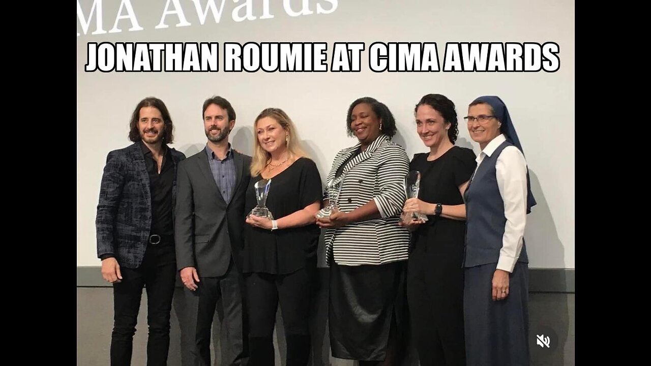 Jonathan Roumie was In L.A. at CIMA awards to deliver awards to those that helped actors