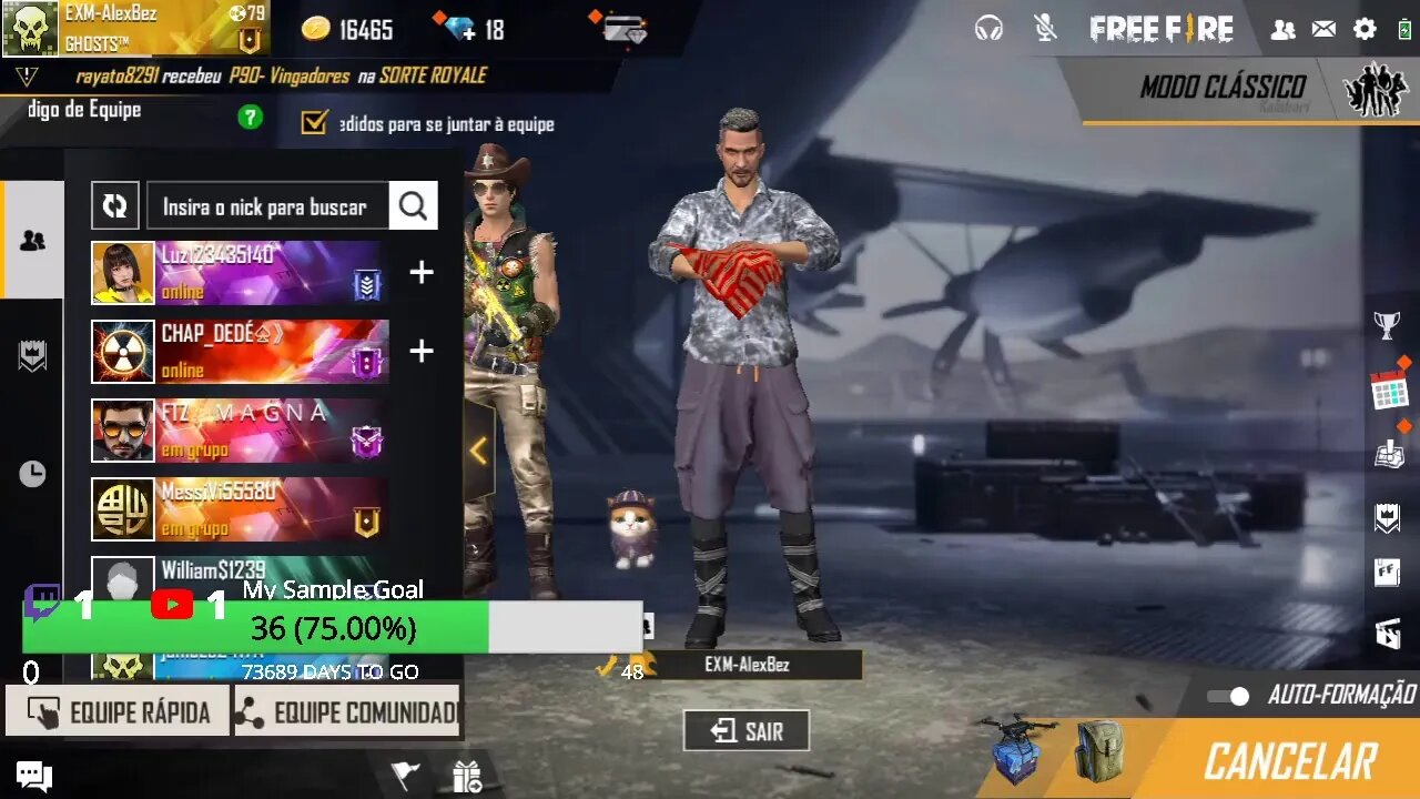 #Freefire Treino